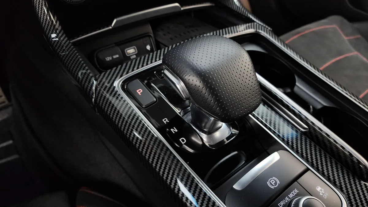 Kia Stinger interior detail