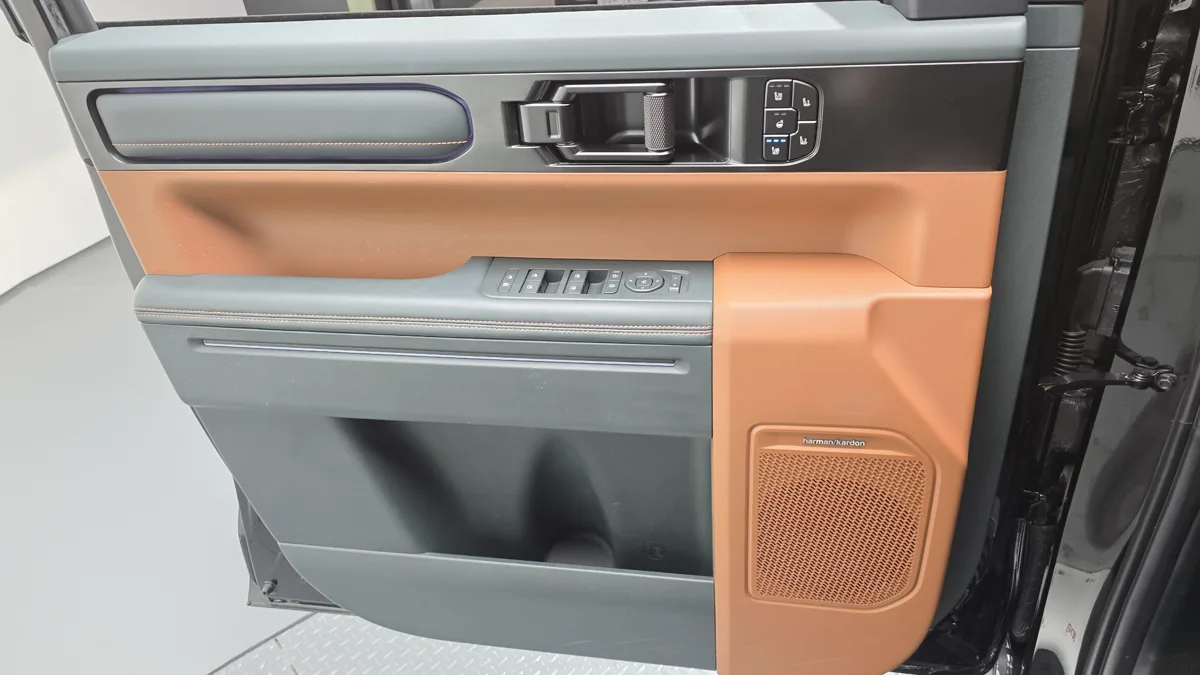 Kia Tasman interior detail