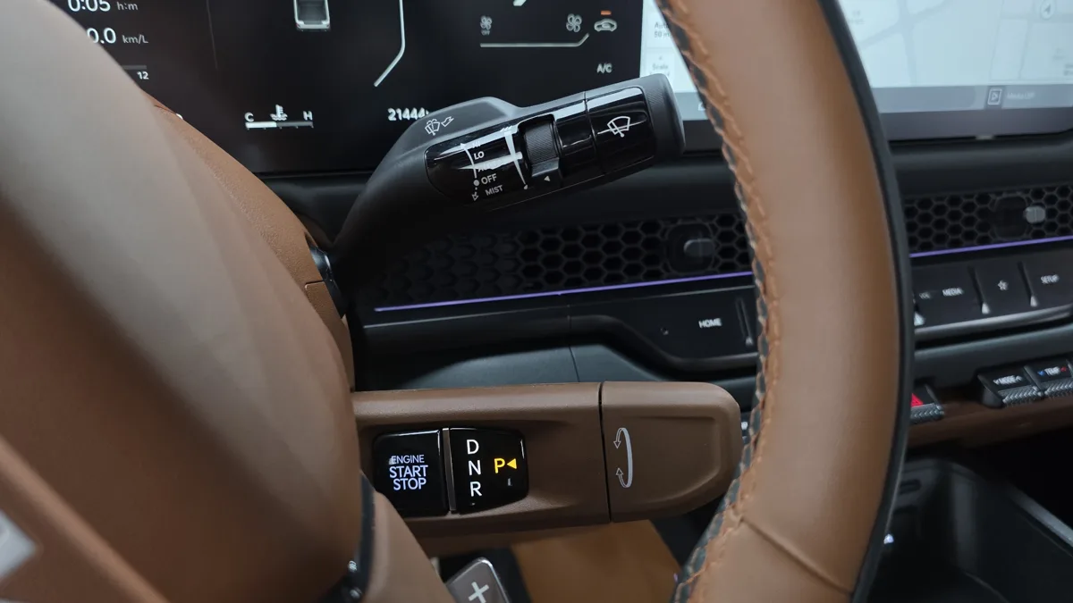 Kia Tasman interior detail