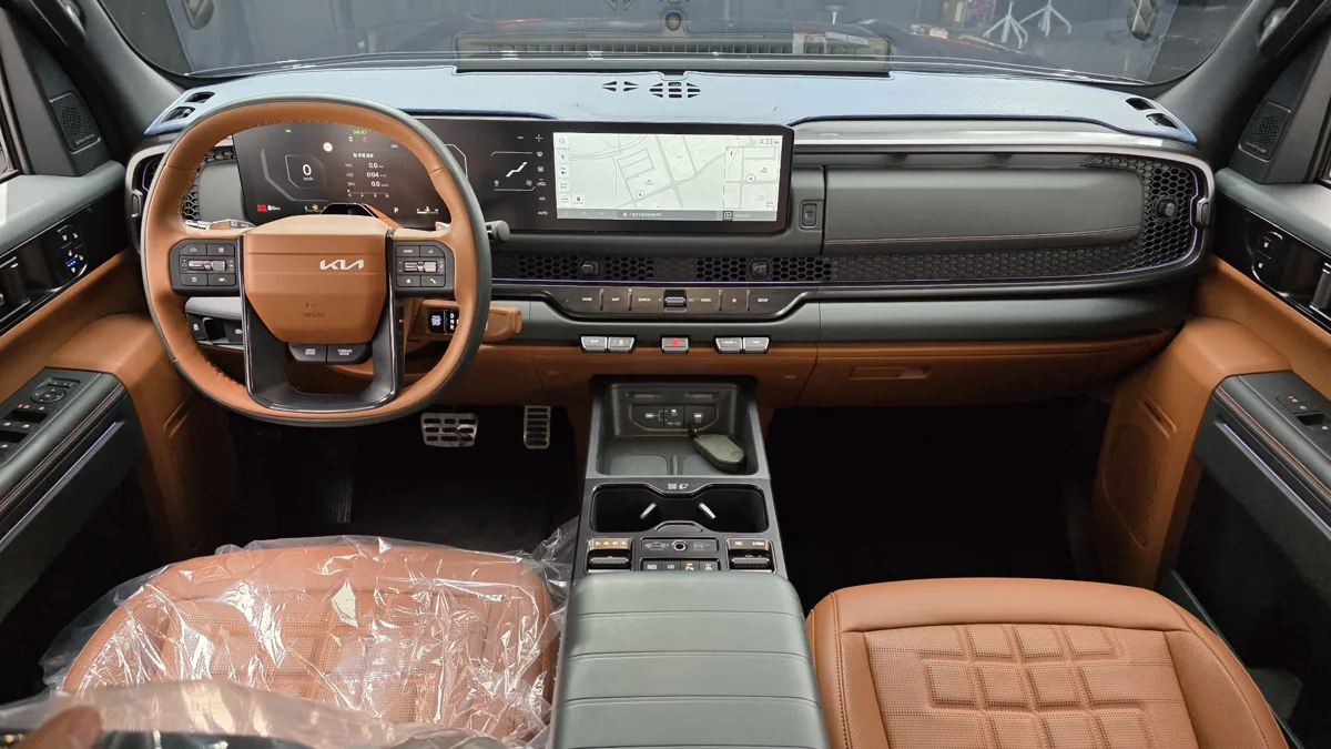 Kia Tasman interior detail