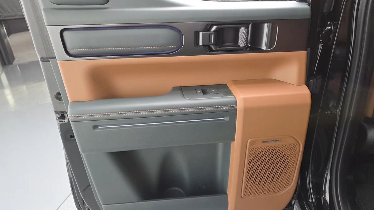 Kia Tasman interior detail