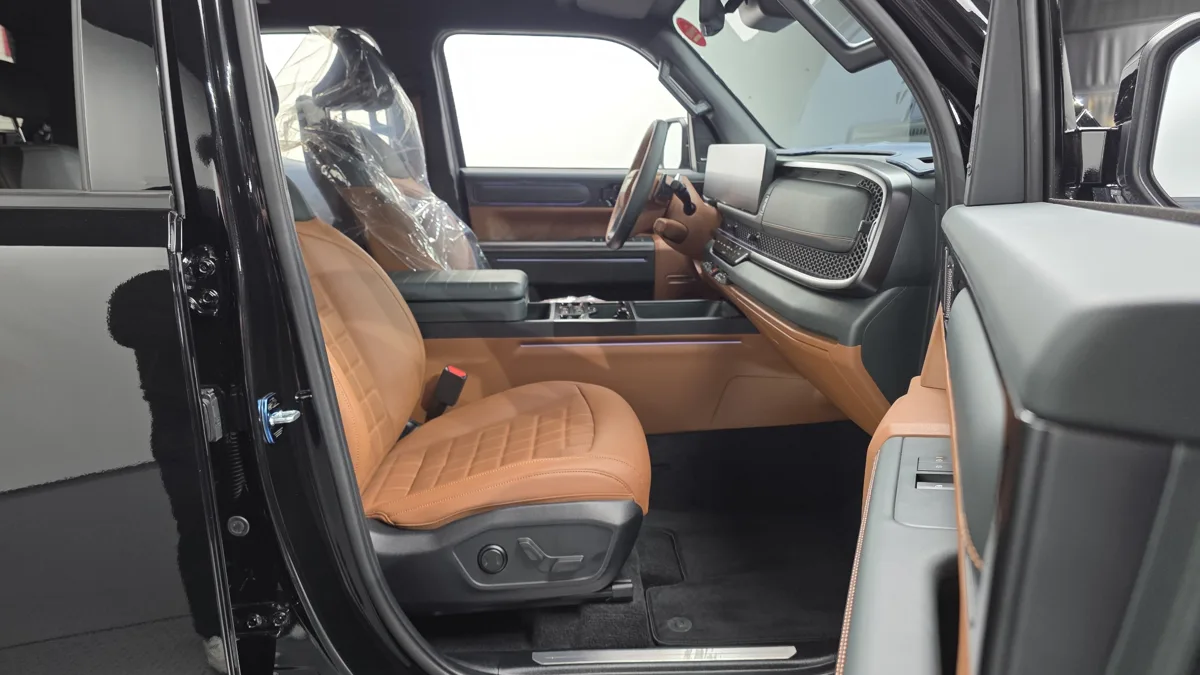 Kia Tasman interior detail