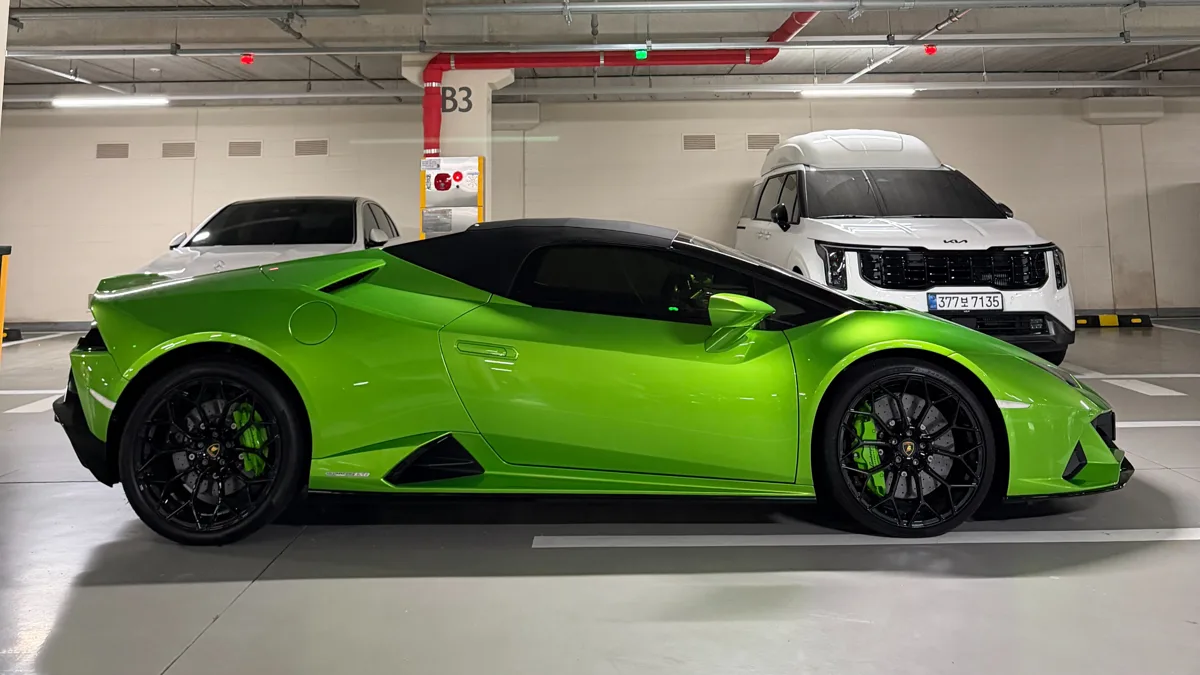 Lamborghini Huracan interior detail