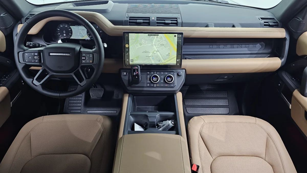 Land Rover Defender interior detail