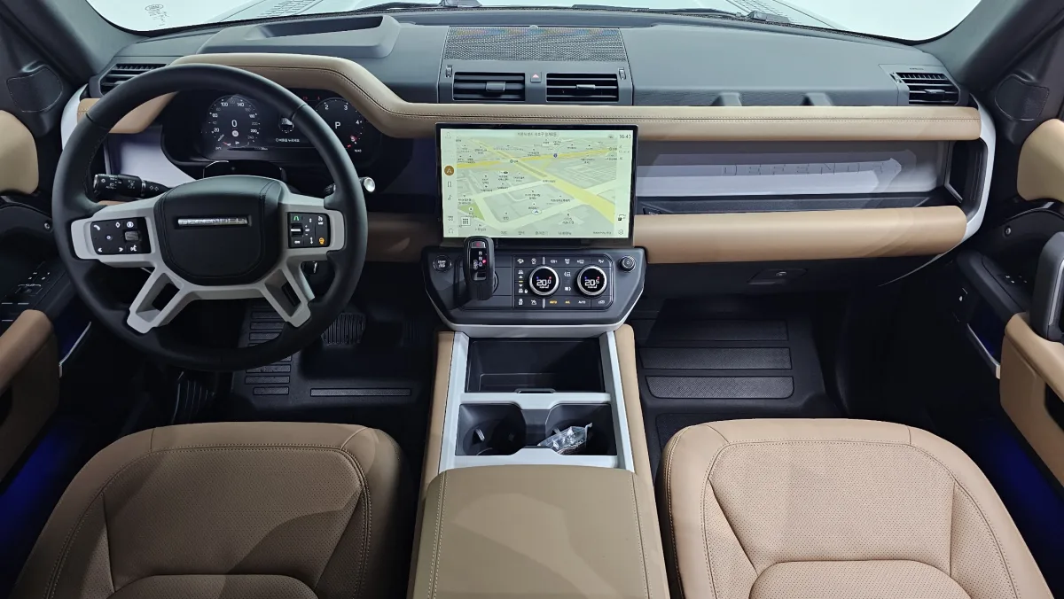 Land Rover Defender interior detail