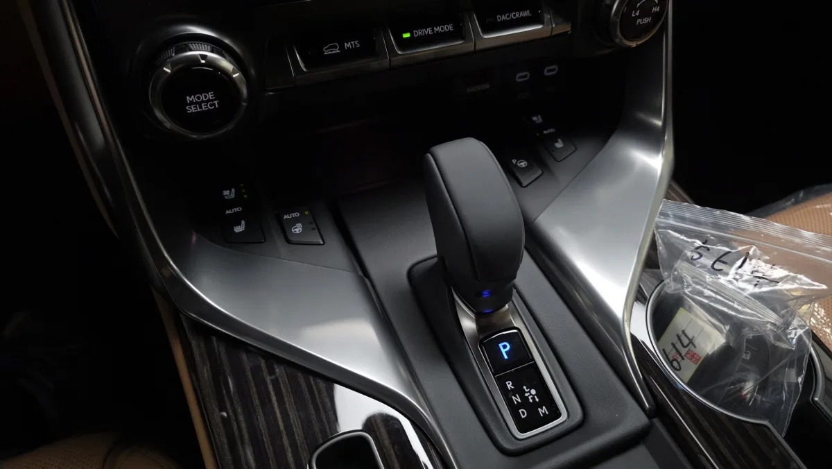 Lexus LX interior detail