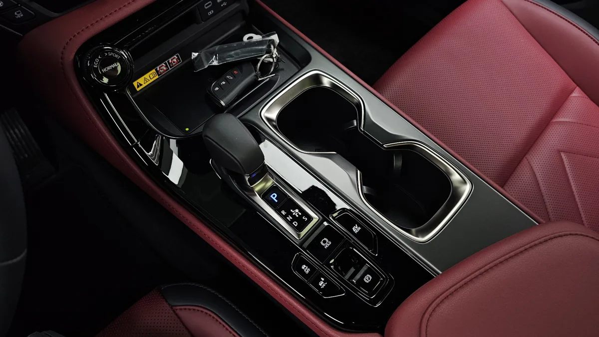 Lexus NX interior detail