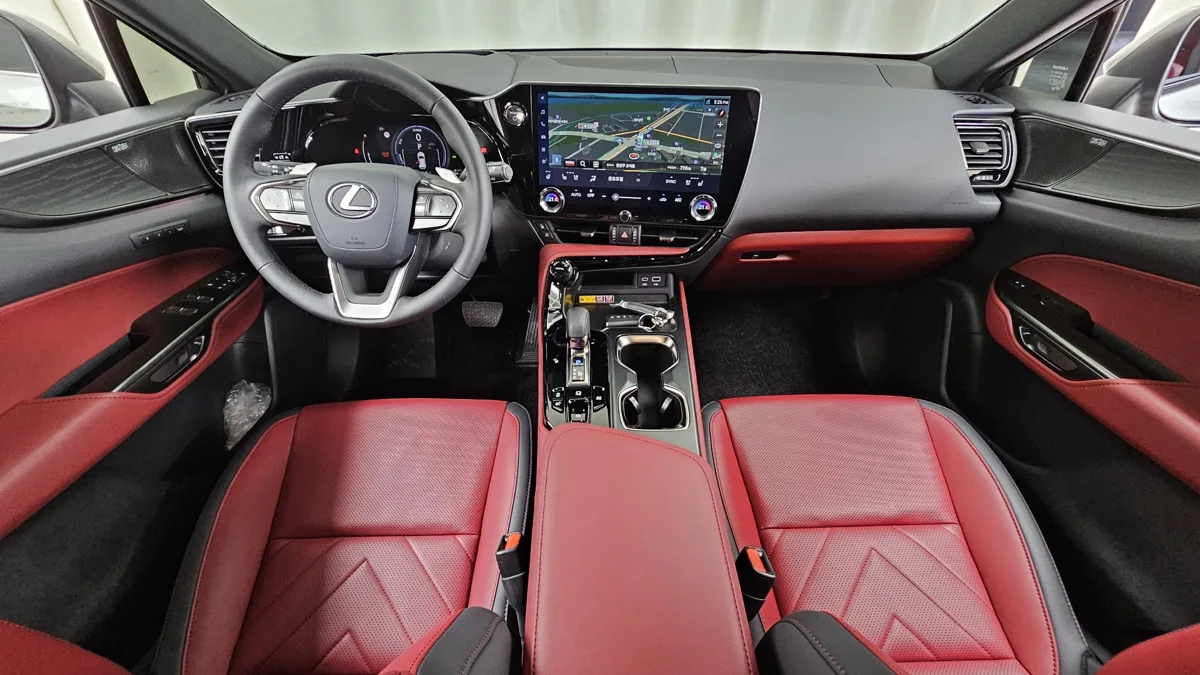 Lexus NX interior detail