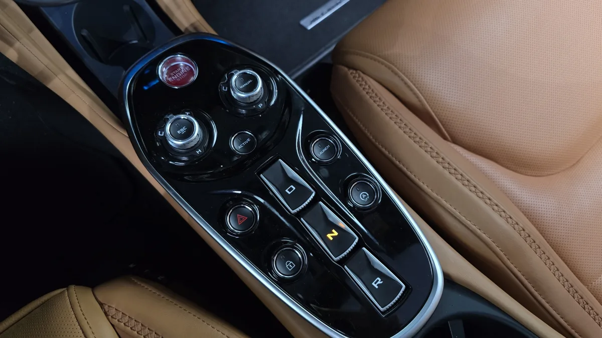 McLaren GT interior detail