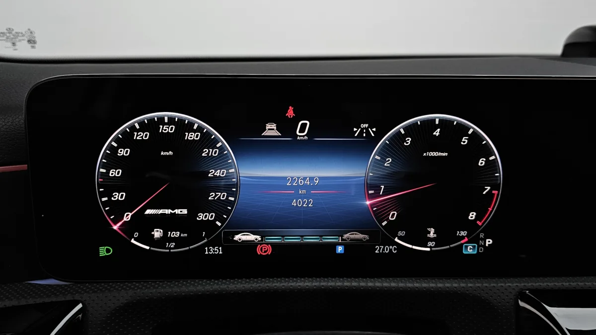 Mercedes-Benz A-Class interior detail