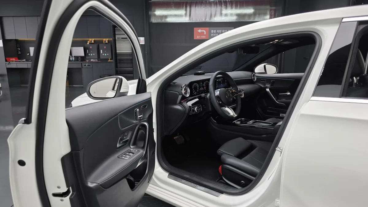 Mercedes-Benz A-Class interior detail