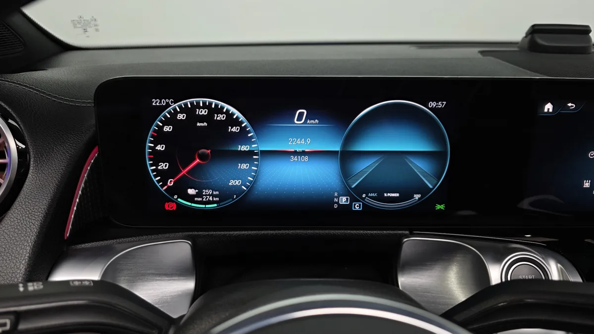 Mercedes-Benz EQB interior detail