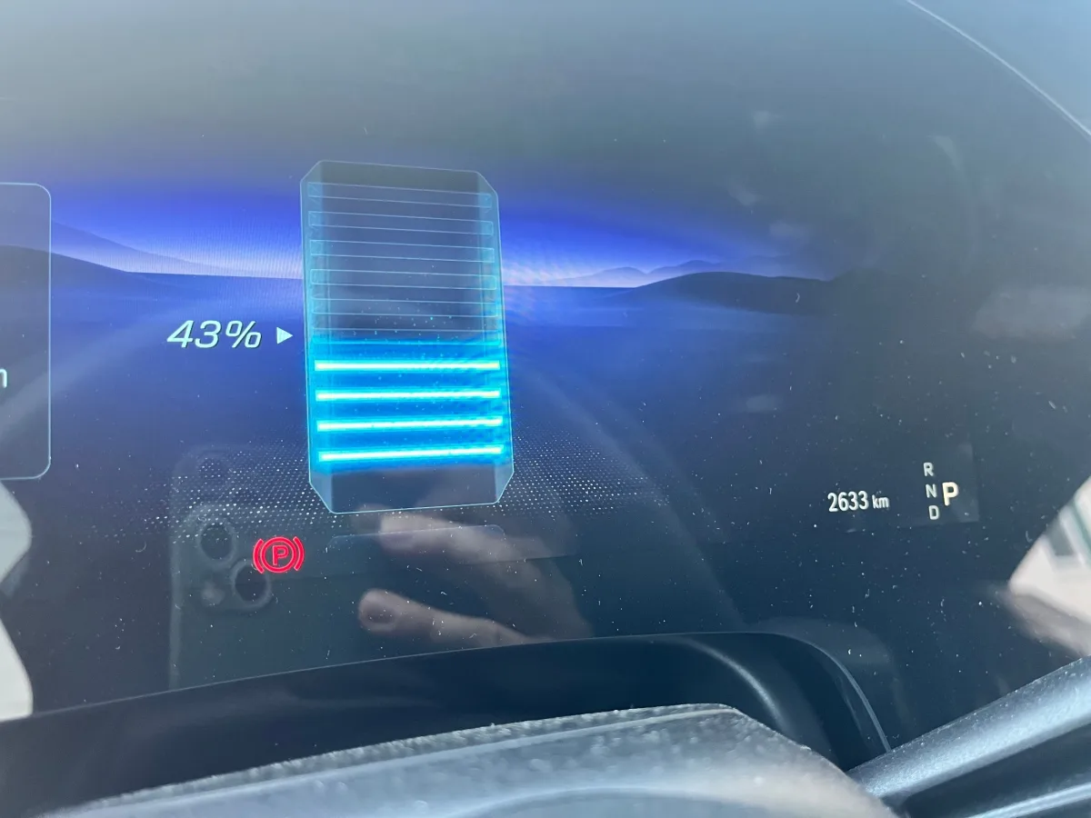 Mercedes-Benz EQS interior detail