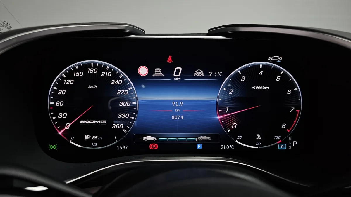 Mercedes-Benz SL-Class interior detail