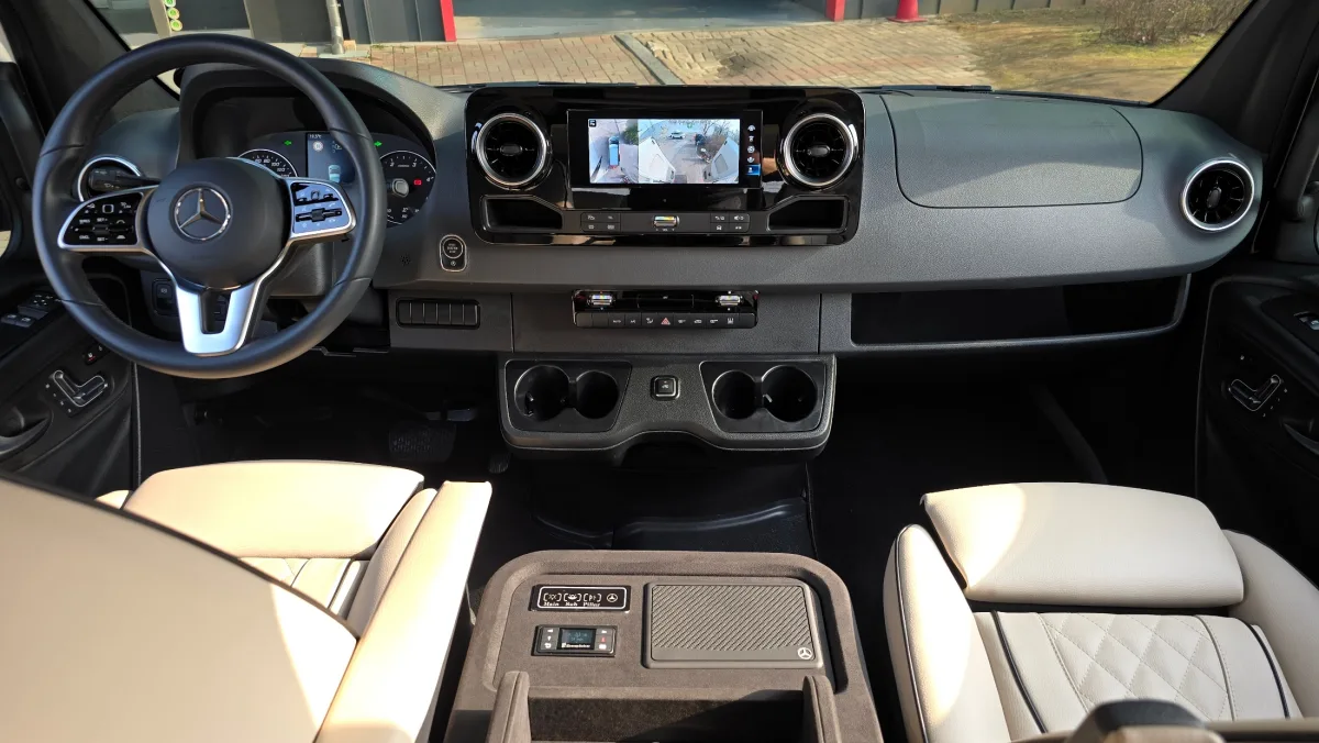 Mercedes-Benz Sprinter interior detail