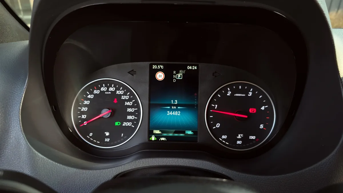 Mercedes-Benz Sprinter interior detail