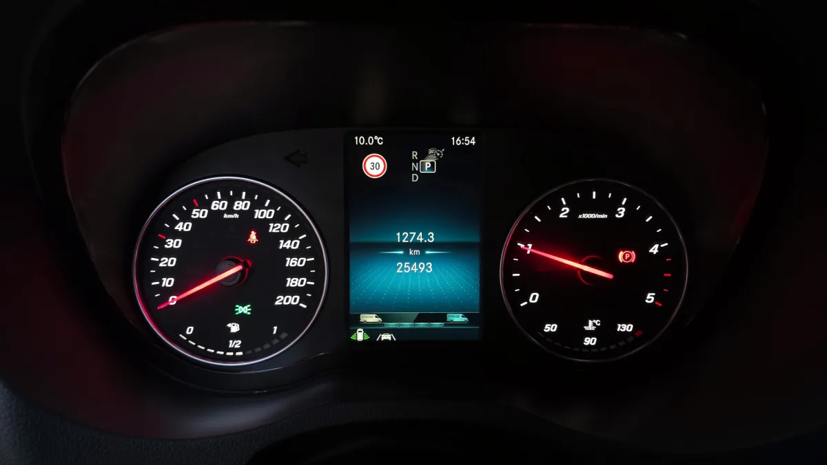 Mercedes-Benz Sprinter interior detail