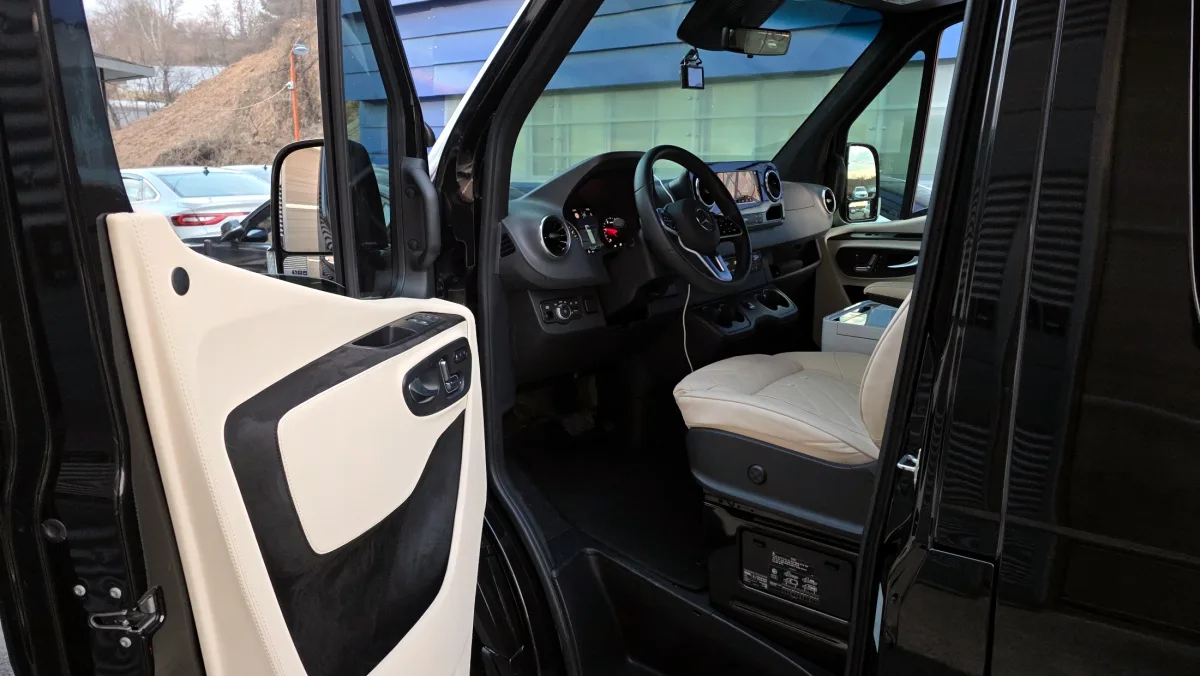 Mercedes-Benz Sprinter interior detail
