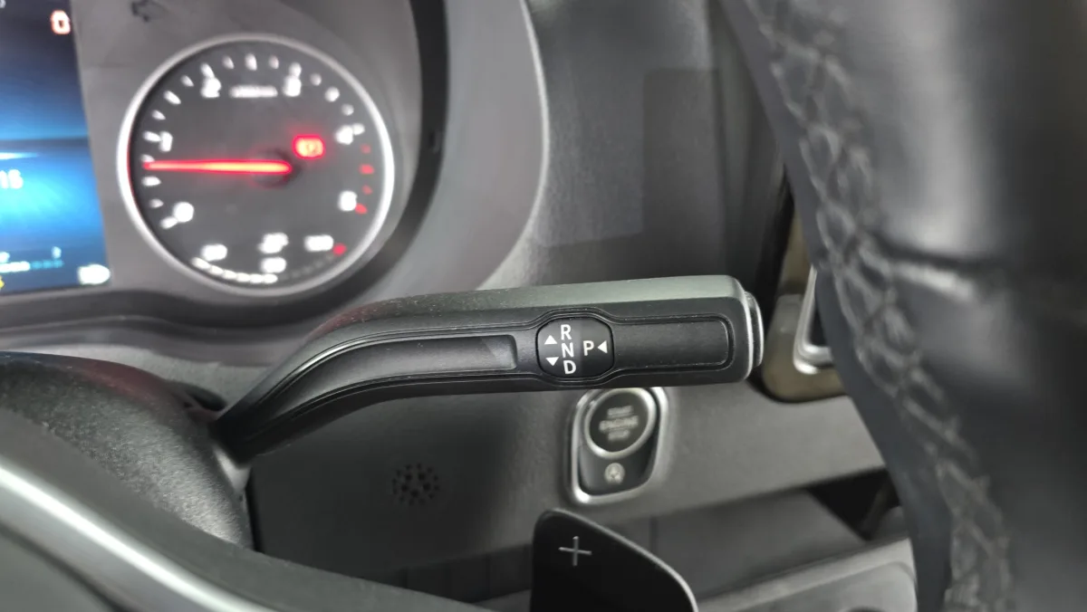 Mercedes-Benz Sprinter interior detail