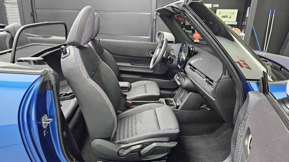 MINI Cooper Convertible interior detail