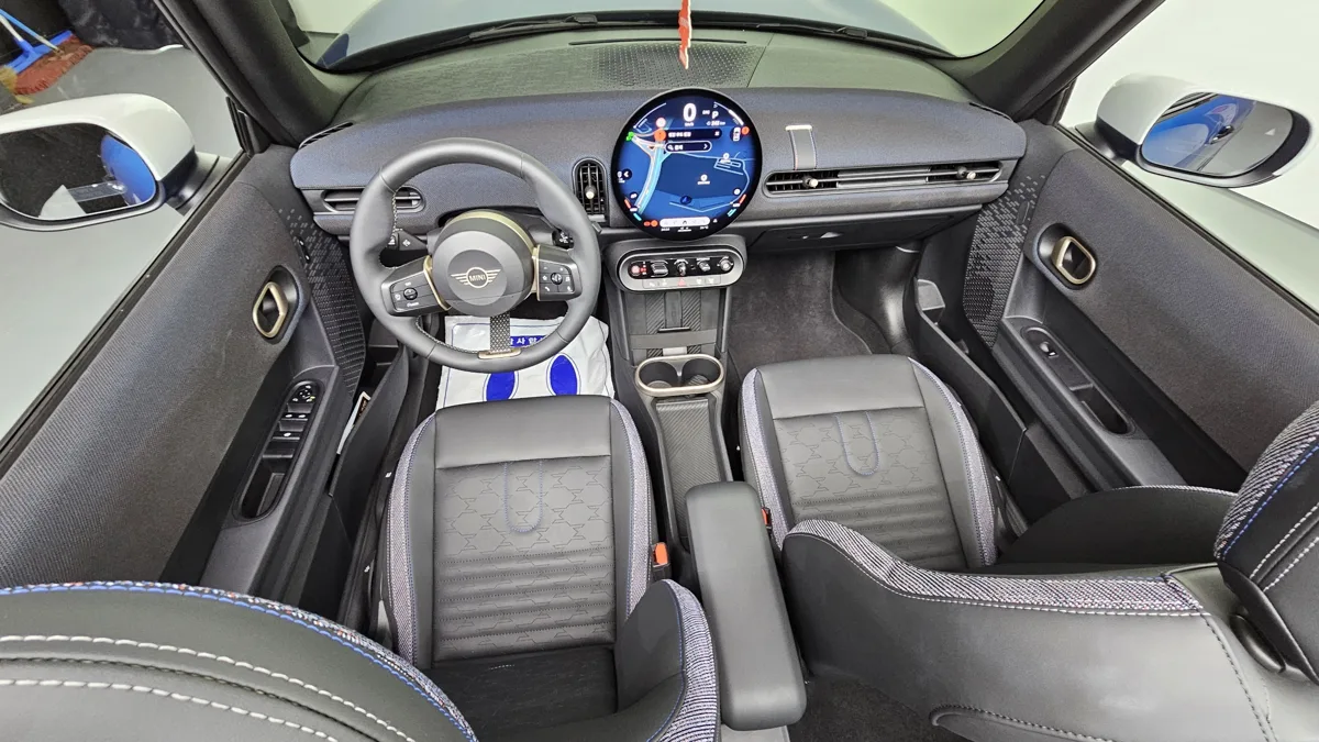 MINI Cooper Convertible interior detail