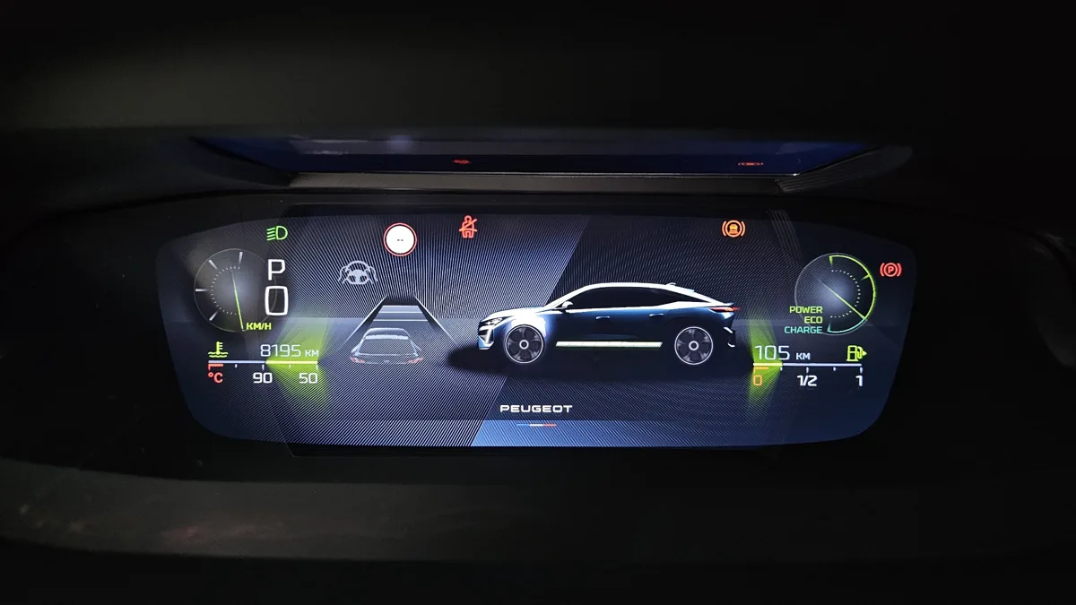 Peugeot 408 interior detail