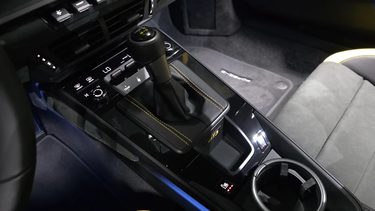 Porsche 911 interior detail