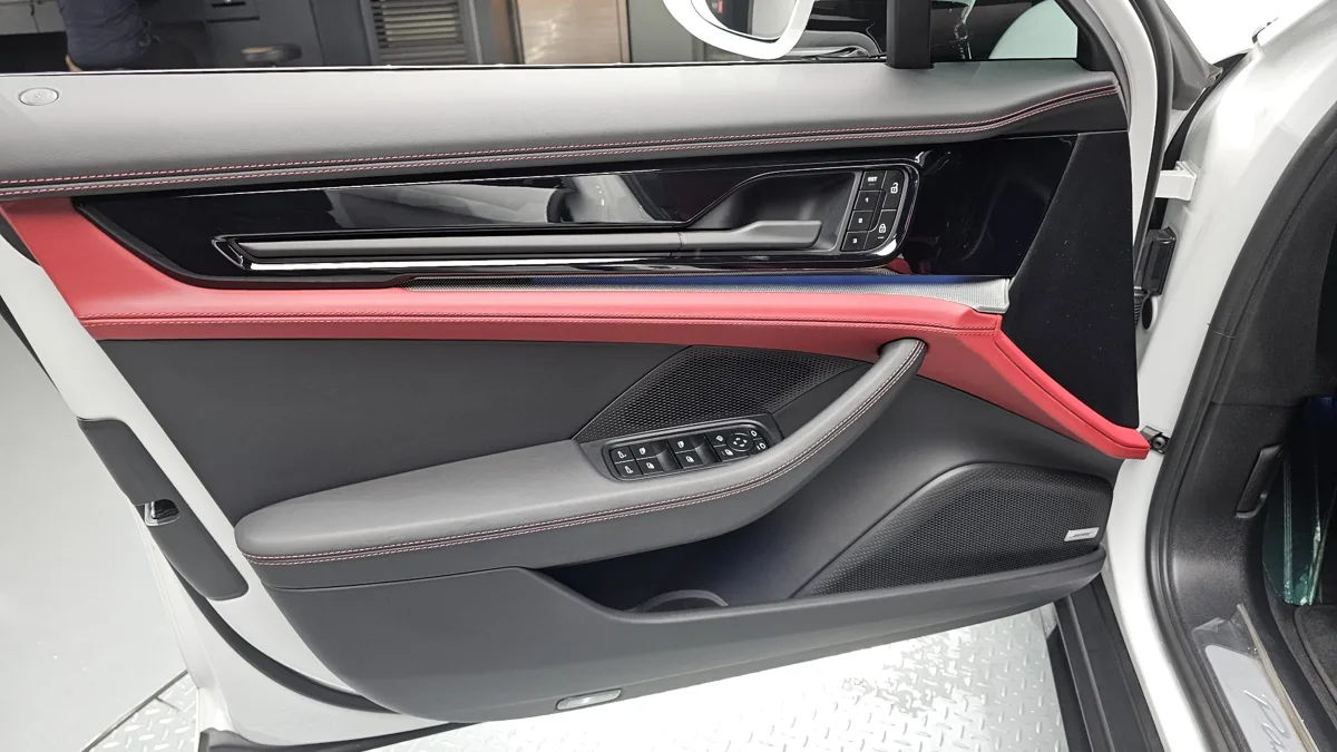 Porsche Panamera interior detail