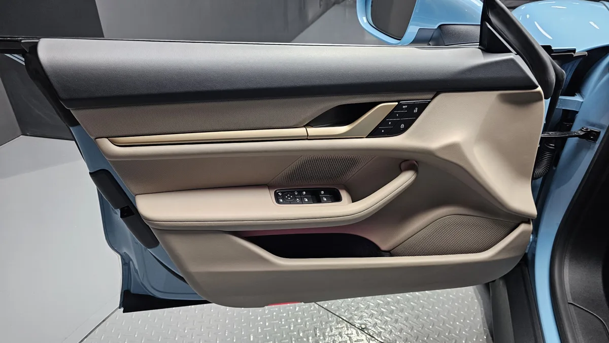 Porsche Taycan interior detail