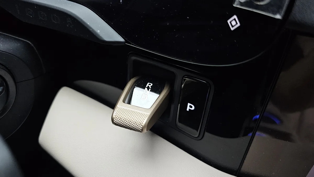Porsche Taycan interior detail