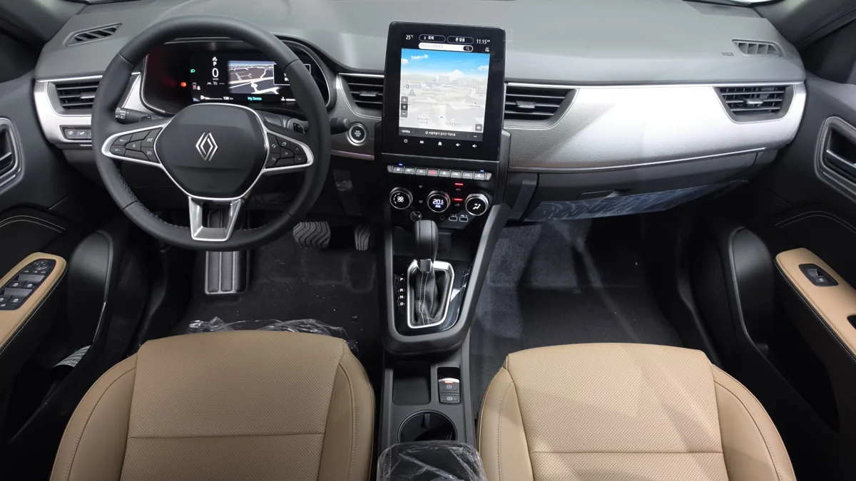 Renault Korea (Samsung) Arkana interior detail