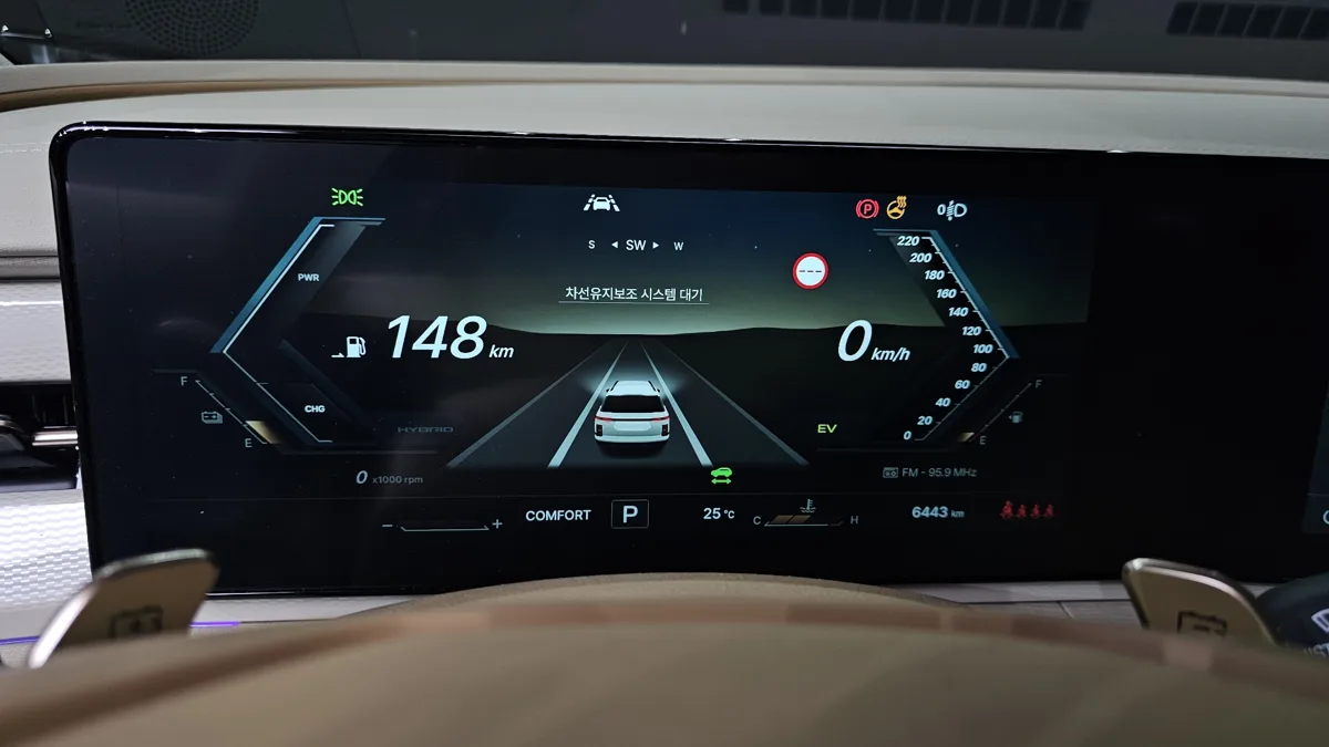 KG Mobility (SsangYong) Actyon interior detail