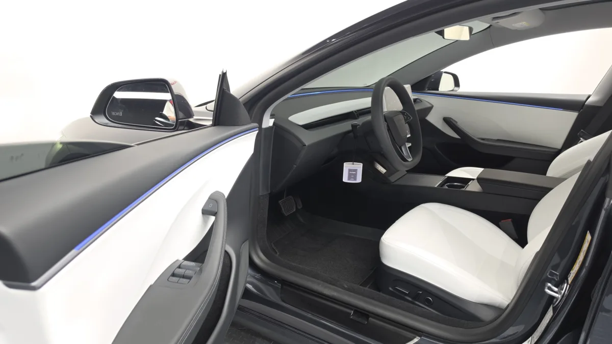 Tesla Model 3 interior detail