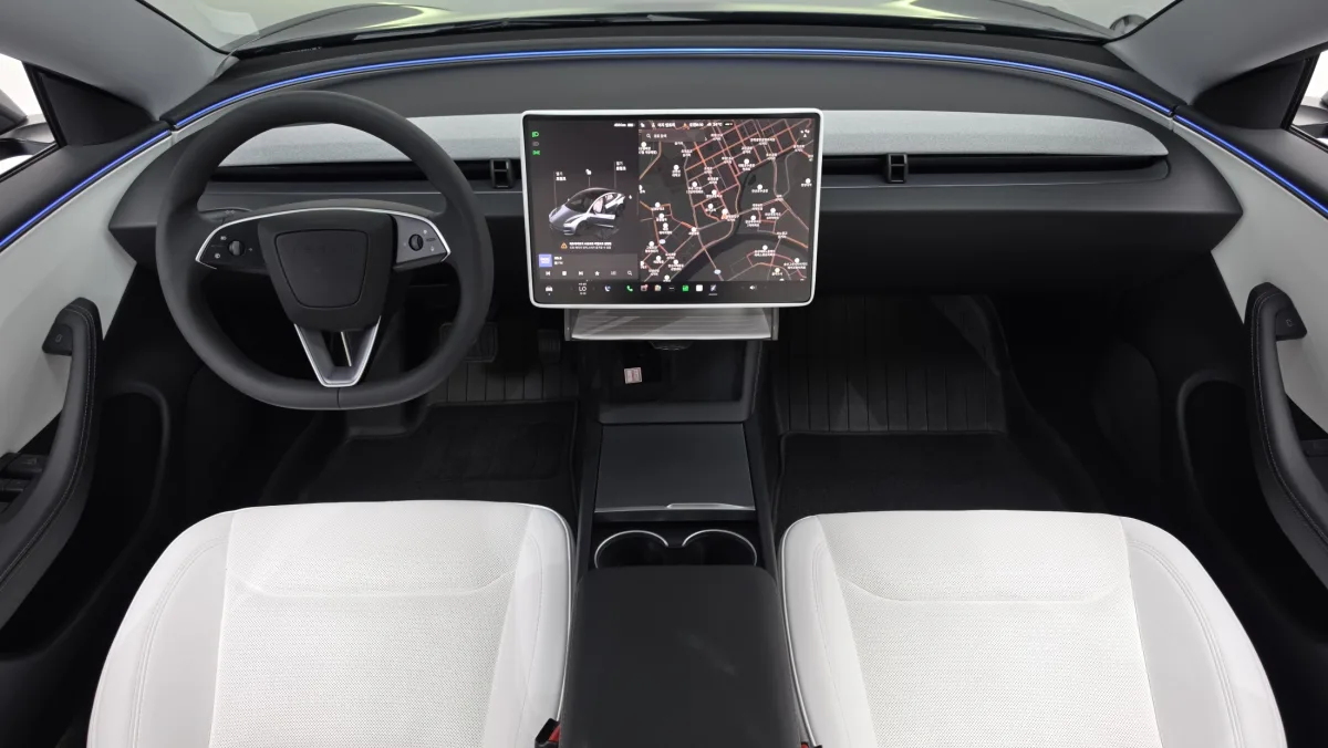 Tesla Model 3 interior detail