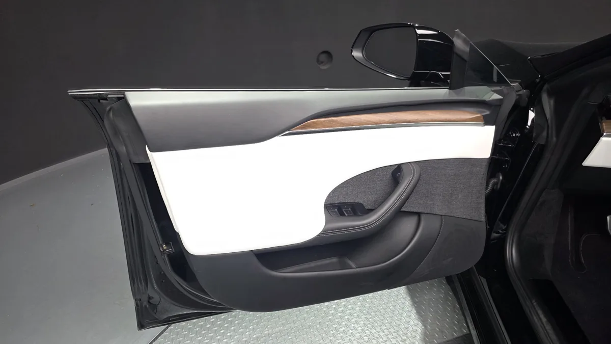 Tesla Model S interior detail