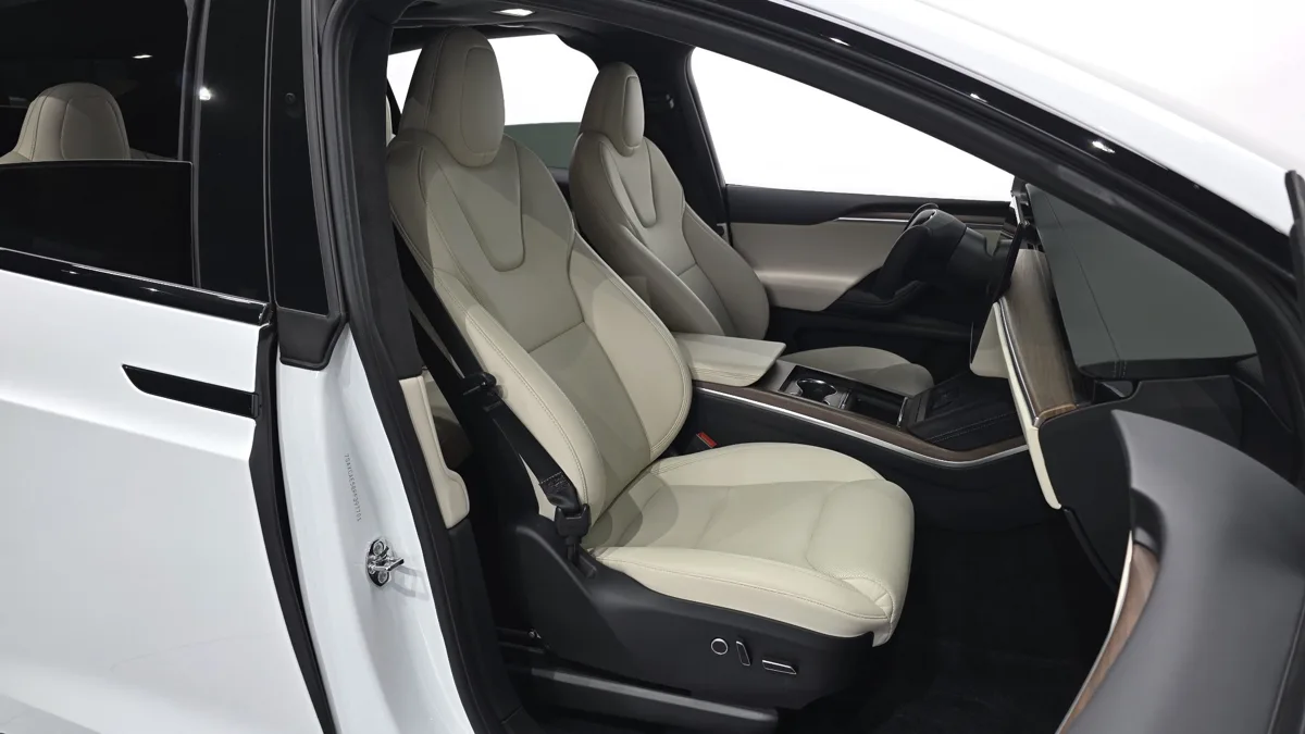 Tesla Model X interior detail