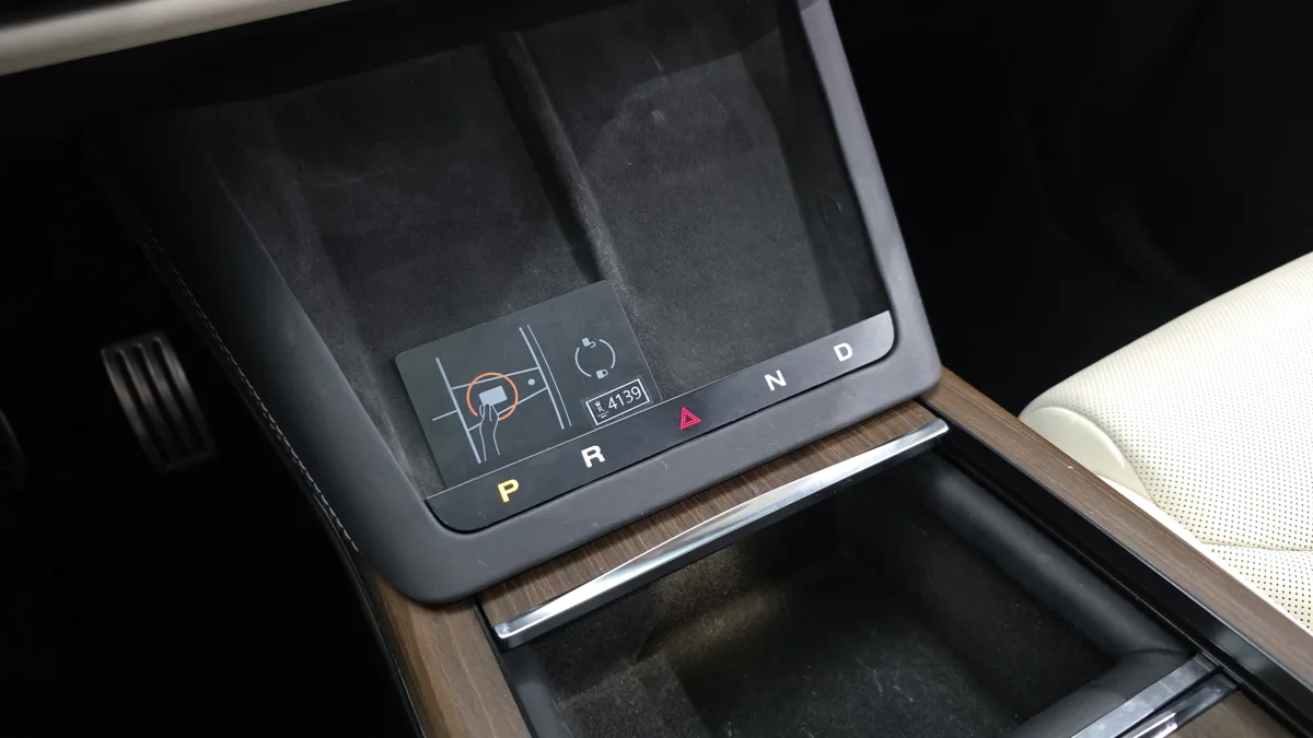 Tesla Model X interior detail