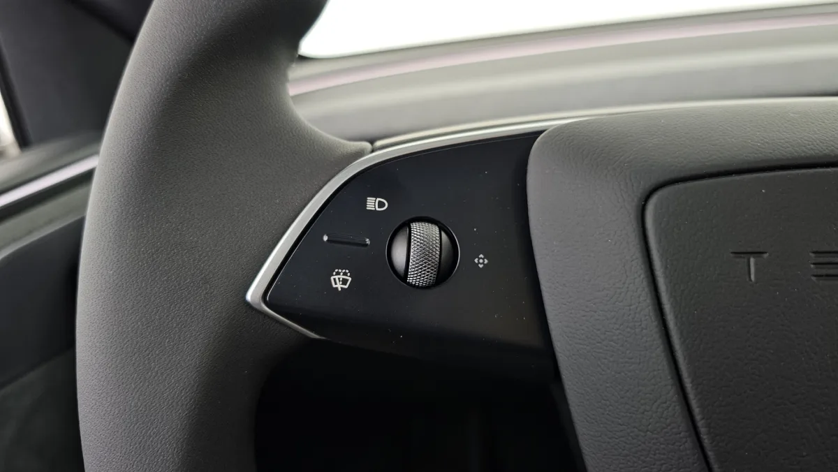 Tesla Model Y interior detail
