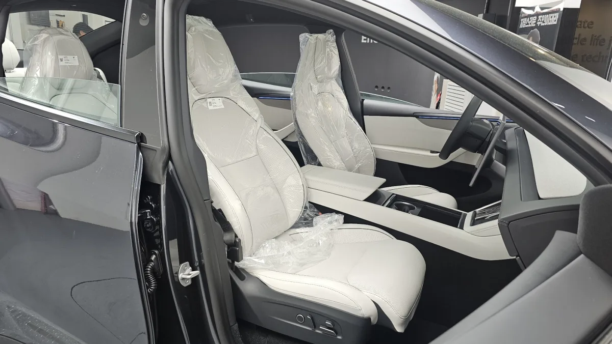 Tesla Model Y interior detail