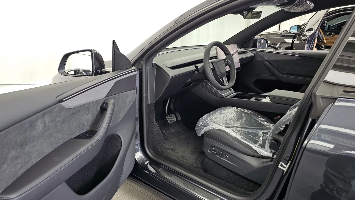Tesla Model Y interior detail