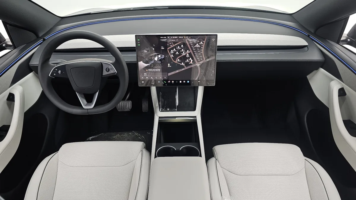 Tesla Model Y interior detail