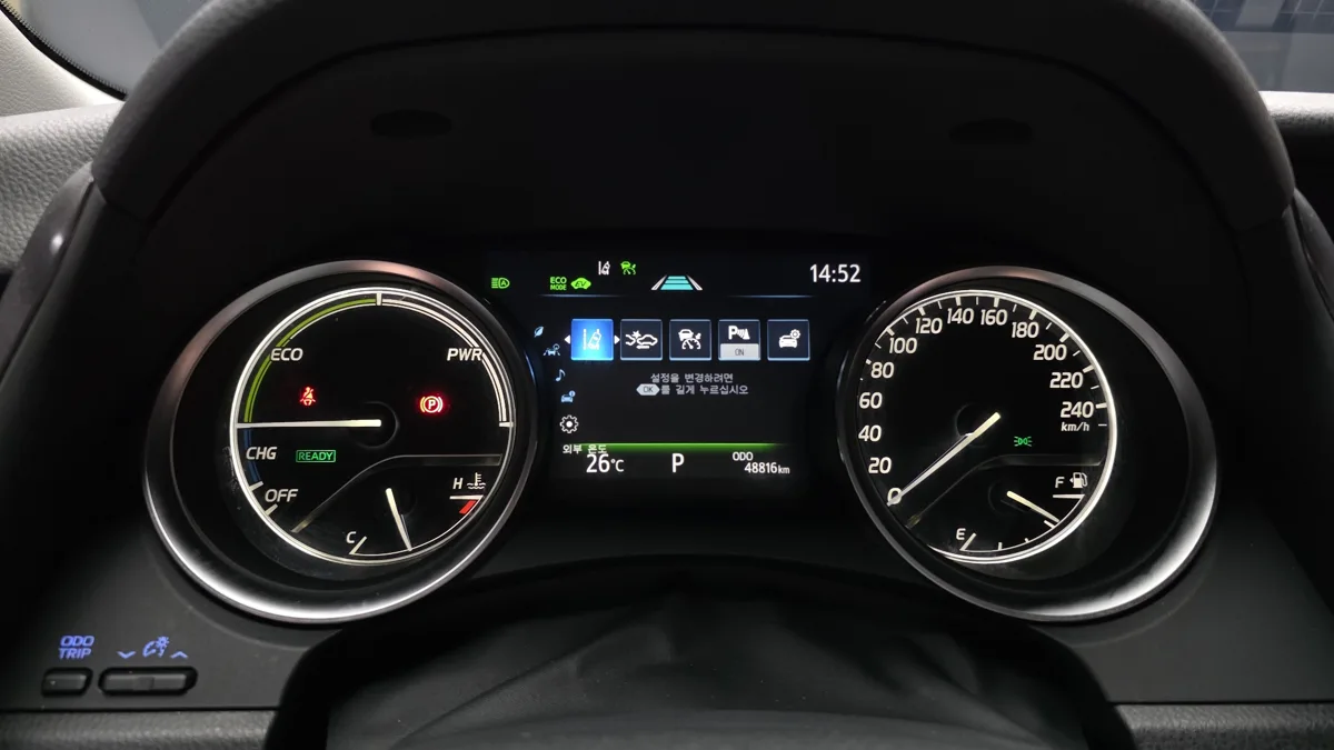 Toyota Camry interior detail
