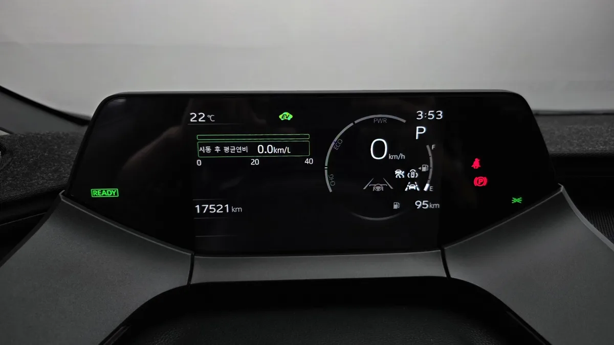 Toyota Prius interior detail