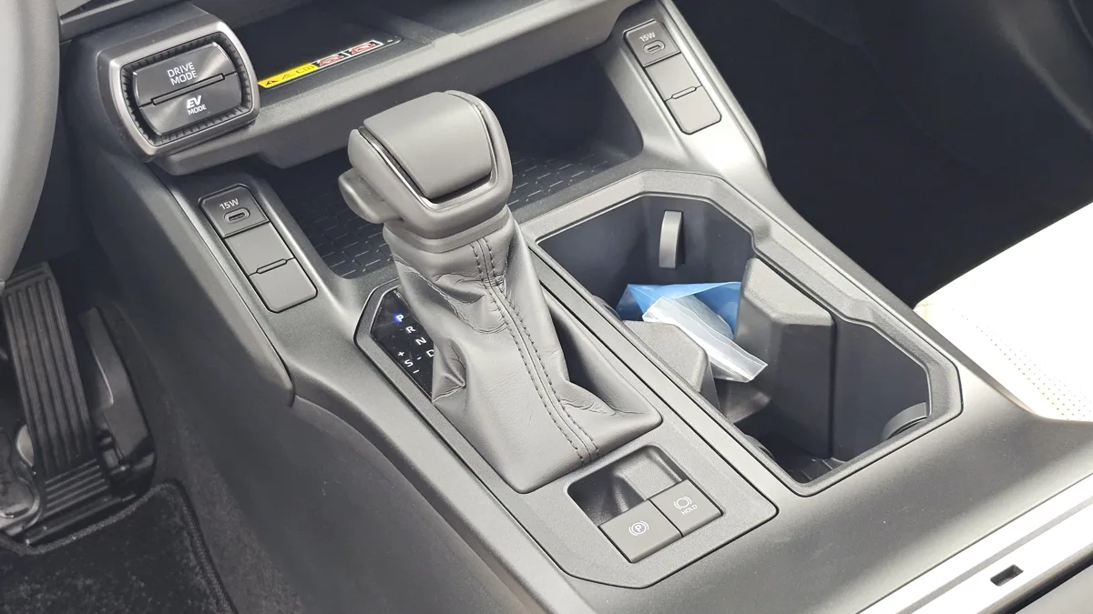 Toyota RAV4 interior detail