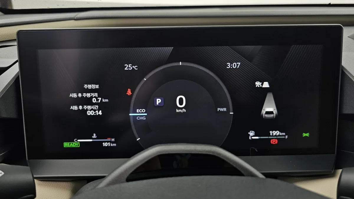 Toyota RAV4 interior detail