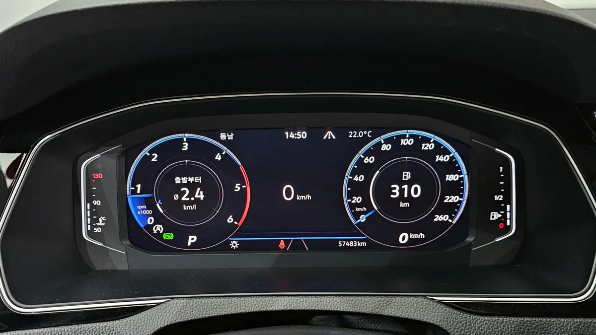 Volkswagen Passat interior detail
