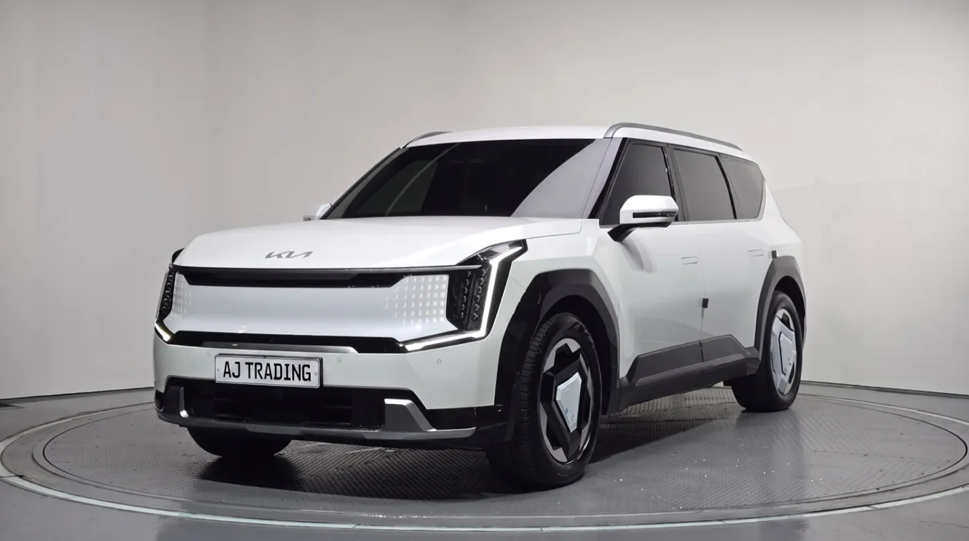 A Kia EV9 sourced from Korea by AJ Trading