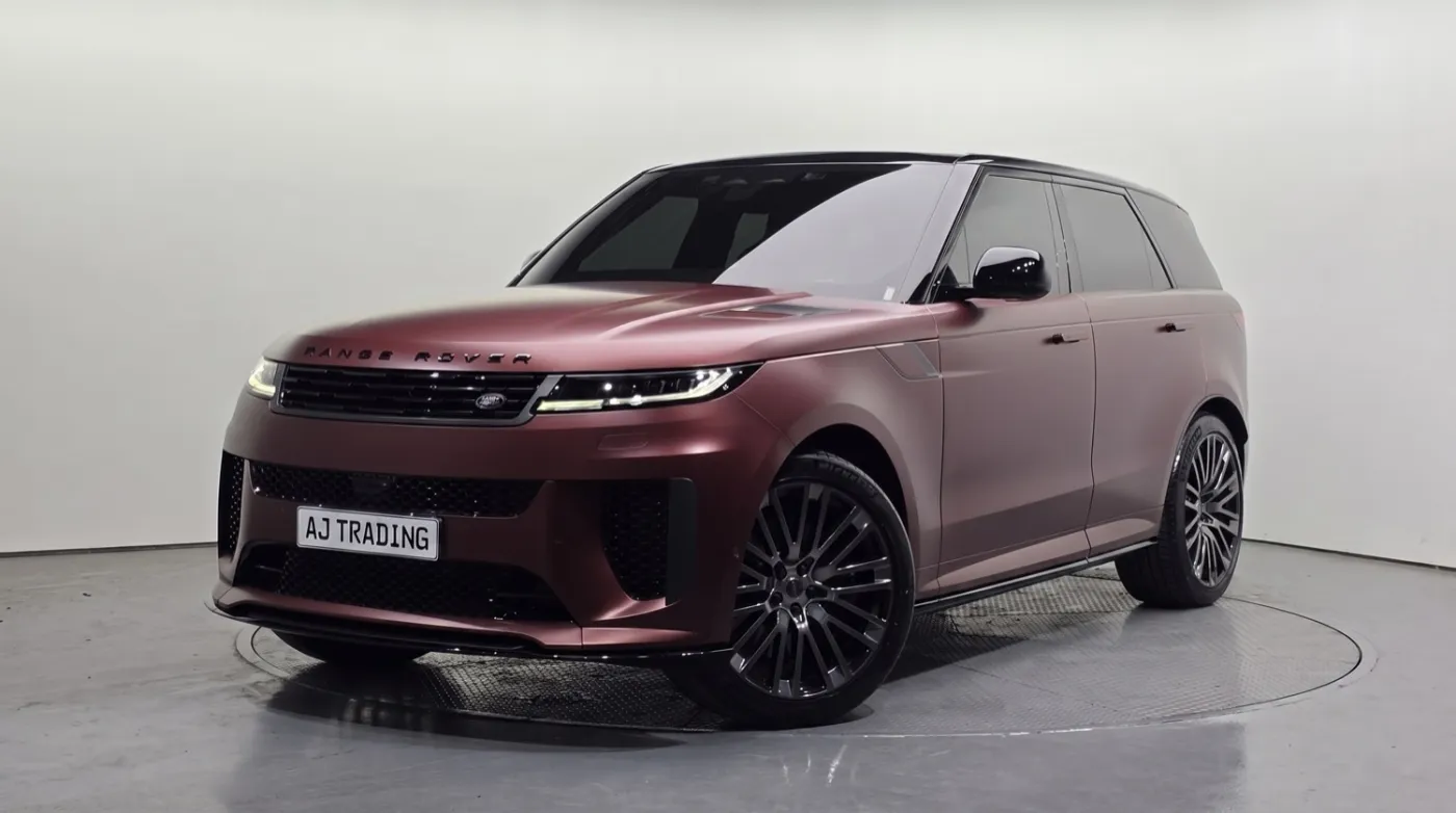 A Range Rover Sport SV sourced from Korea by AJ Trading